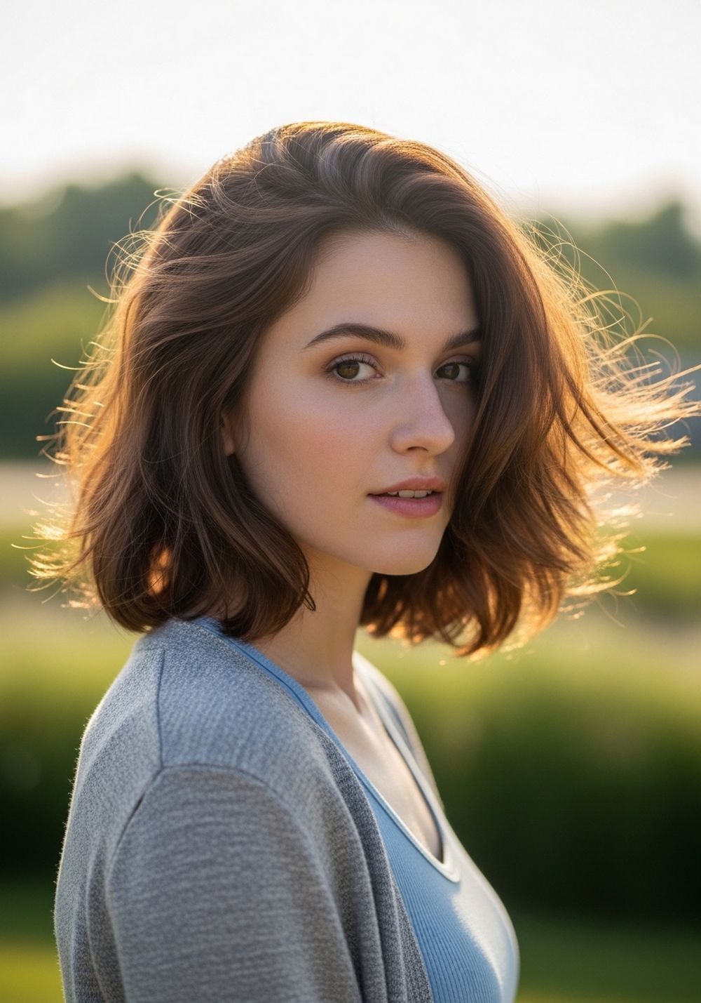 Airy Butterfly Blowout Hairstyles