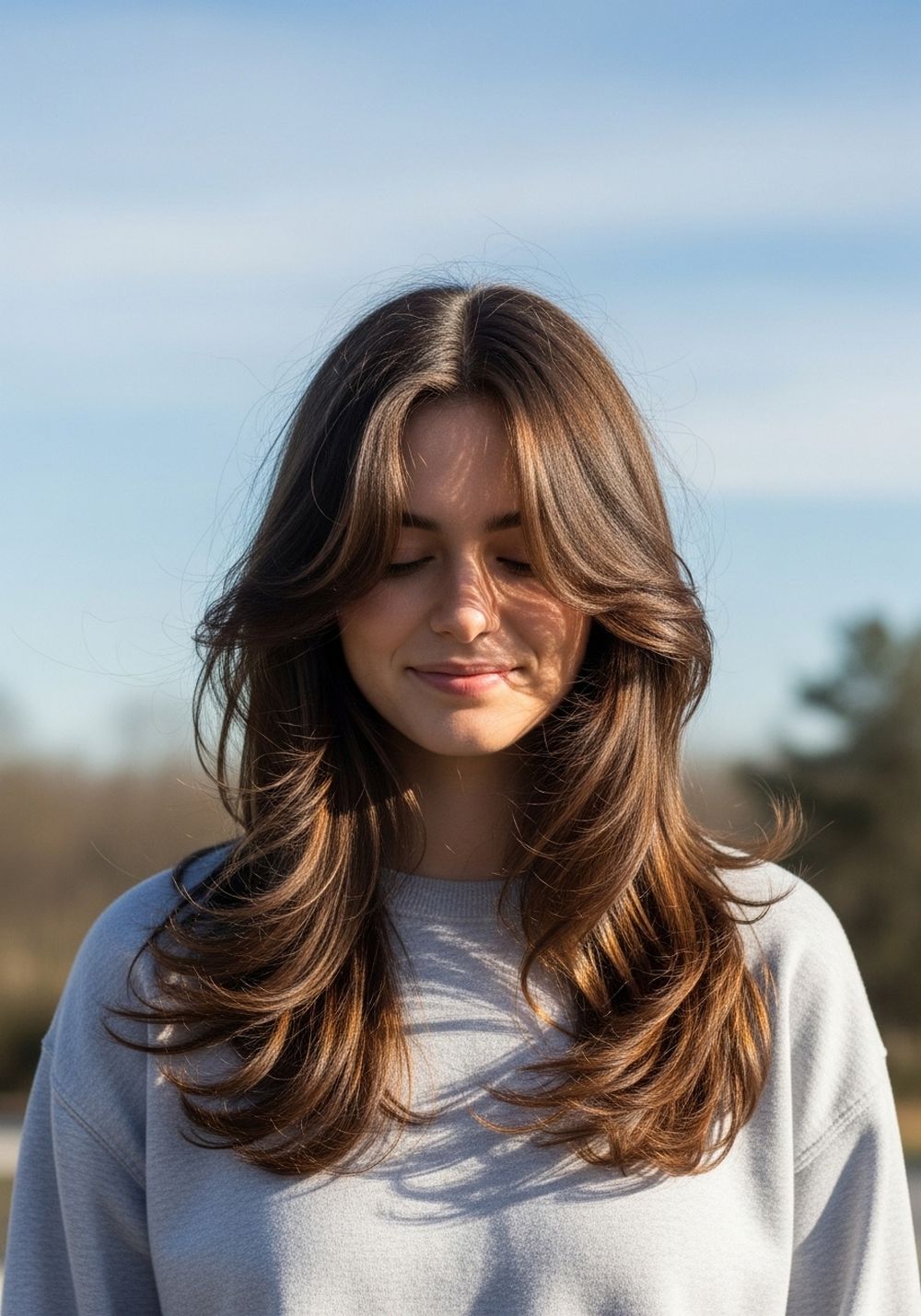 Airy Butterfly Layers with Soft Ends Hairstyles