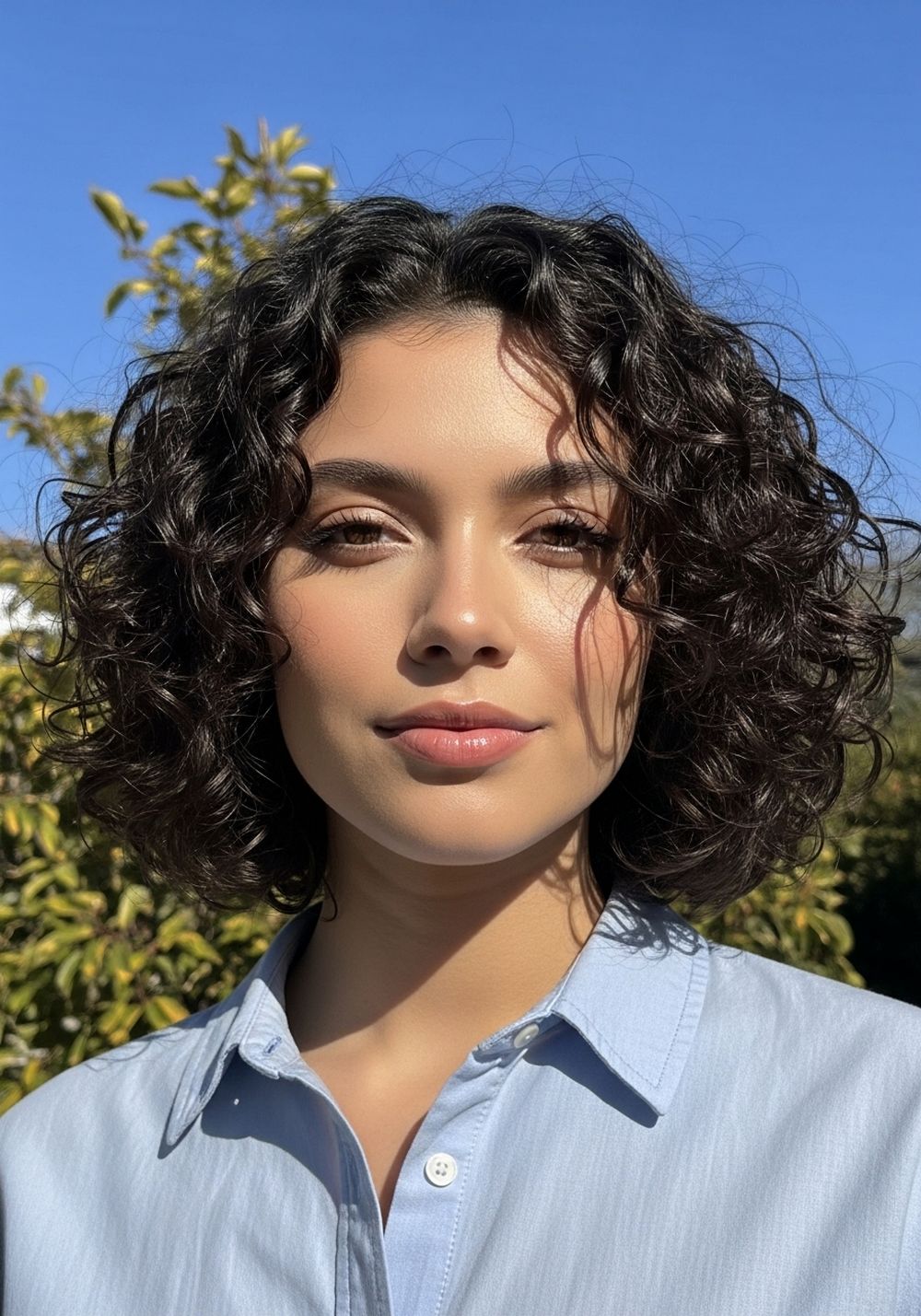 Defined Halo Curls Bob Hairstyles