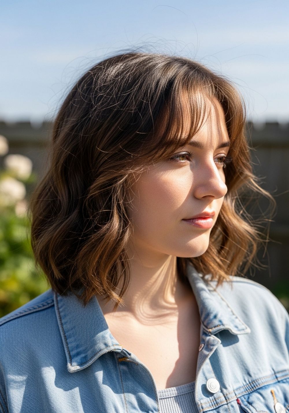 Face-Framing Butterfly Volume Hairstyles