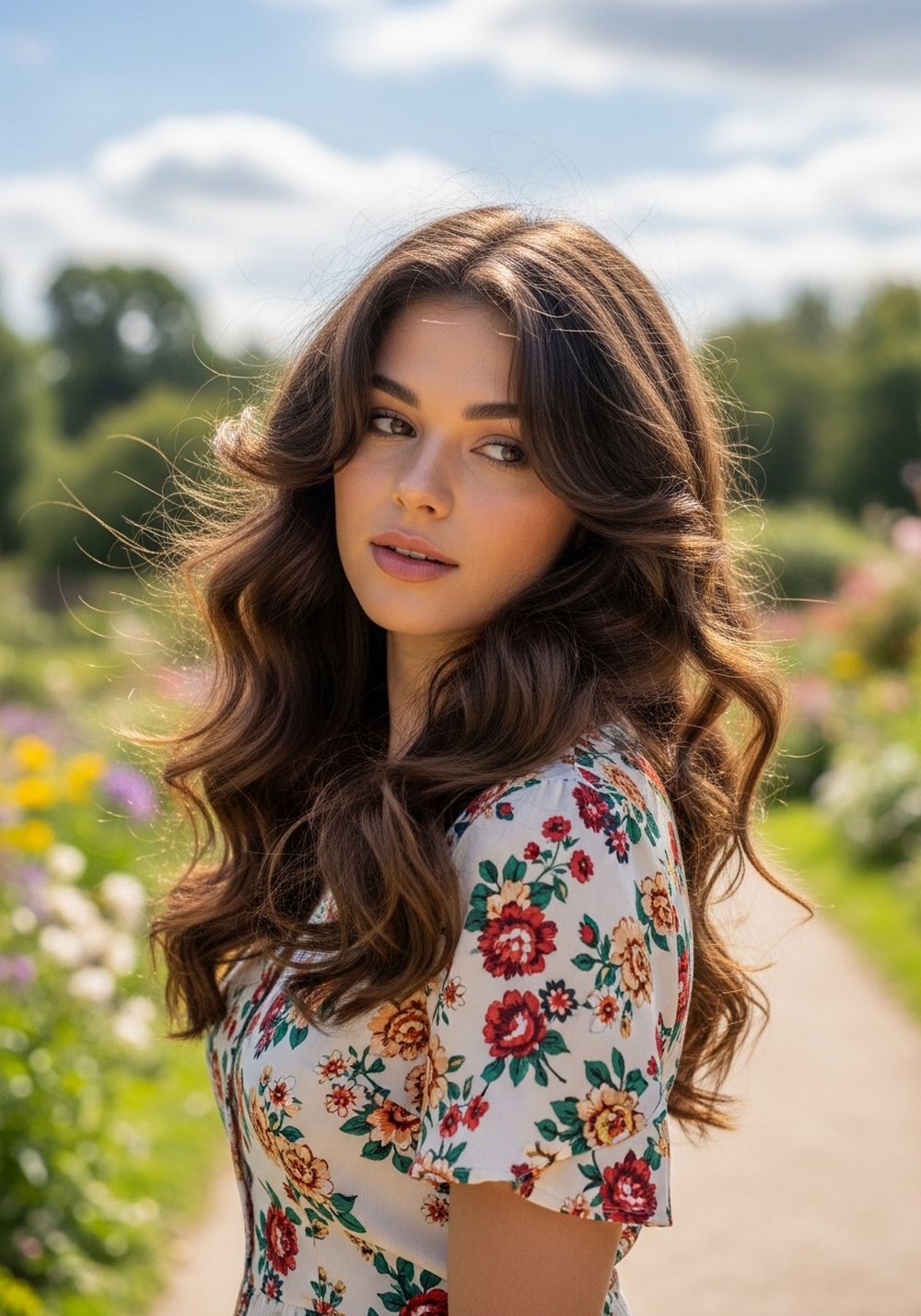 Romantic Butterfly Layers with Loose Curls Hairstyles