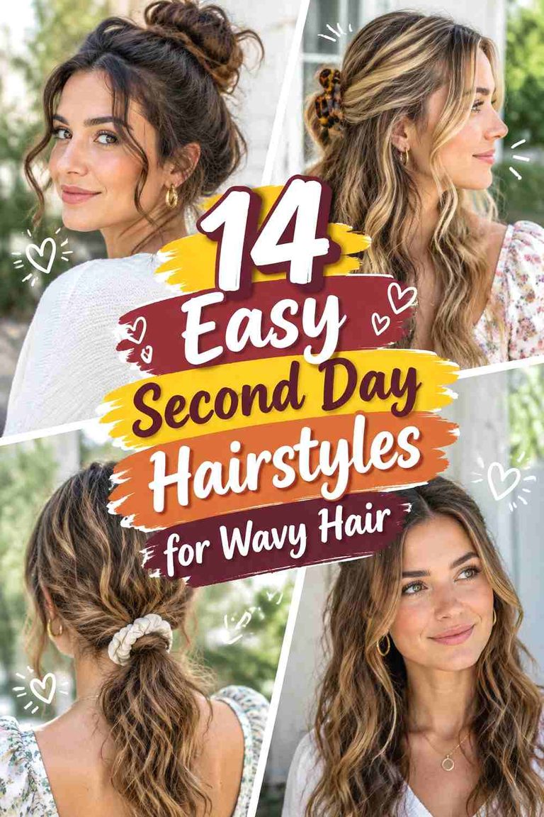 14 Easy Second Day Hairstyles for Wavy Hair