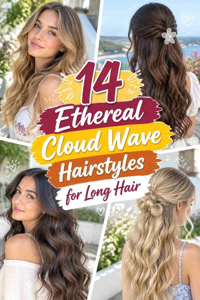 14 Ethereal Cloud Wave Hairstyles for Long Hair