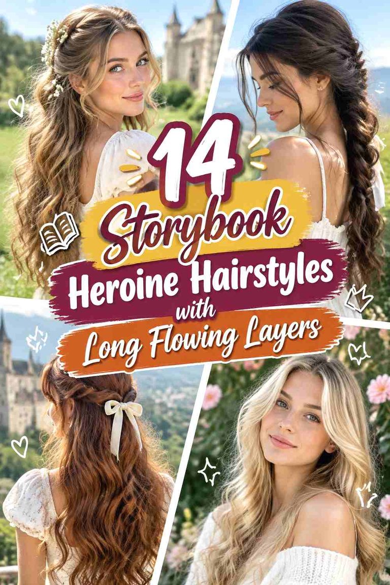 14 Storybook Heroine Hairstyles with Long Flowing Layers