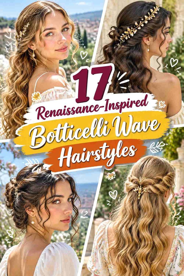 17 Renaissance-Inspired Botticelli Wave Hairstyles