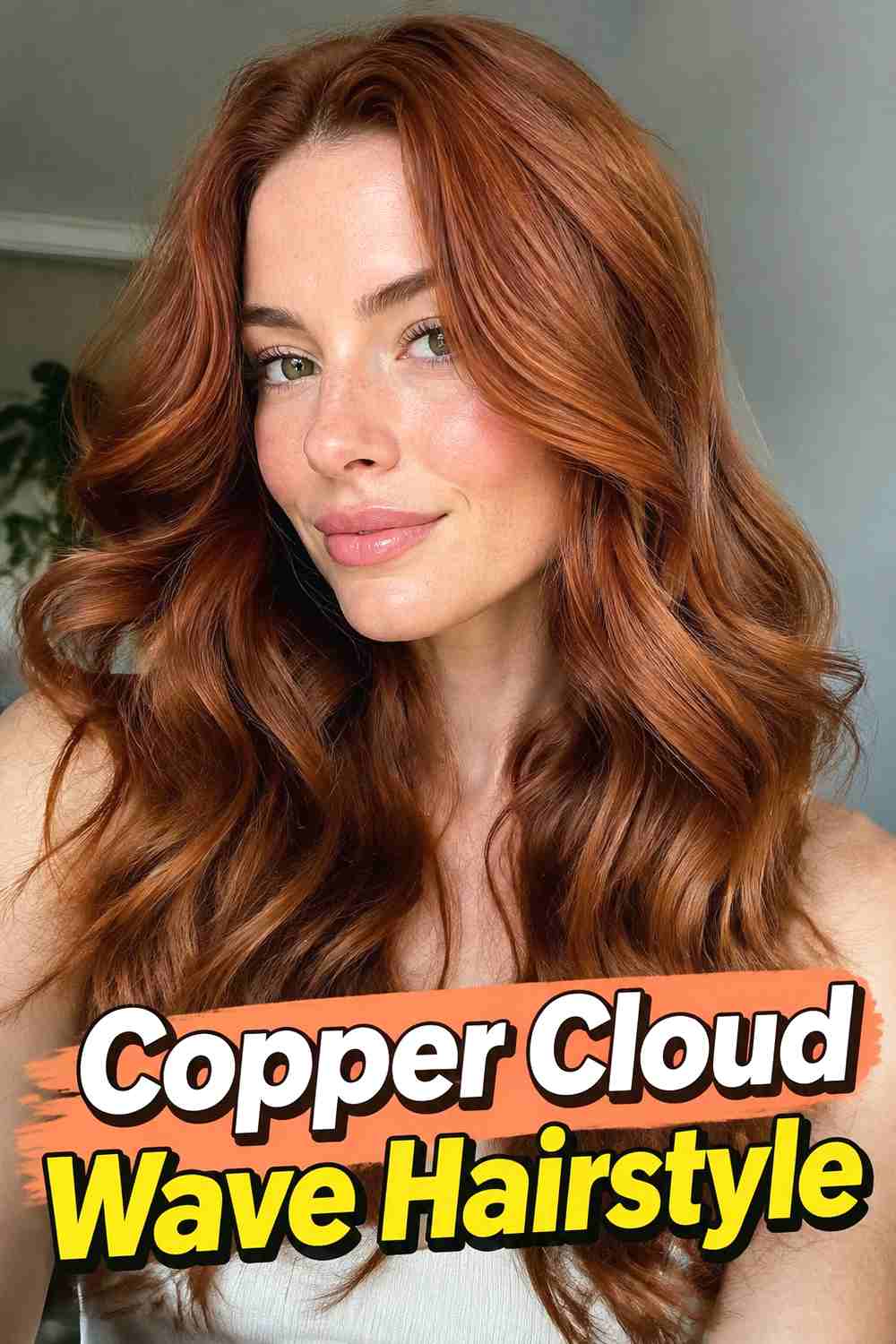 4. Copper Cloud Wave Hairstyle