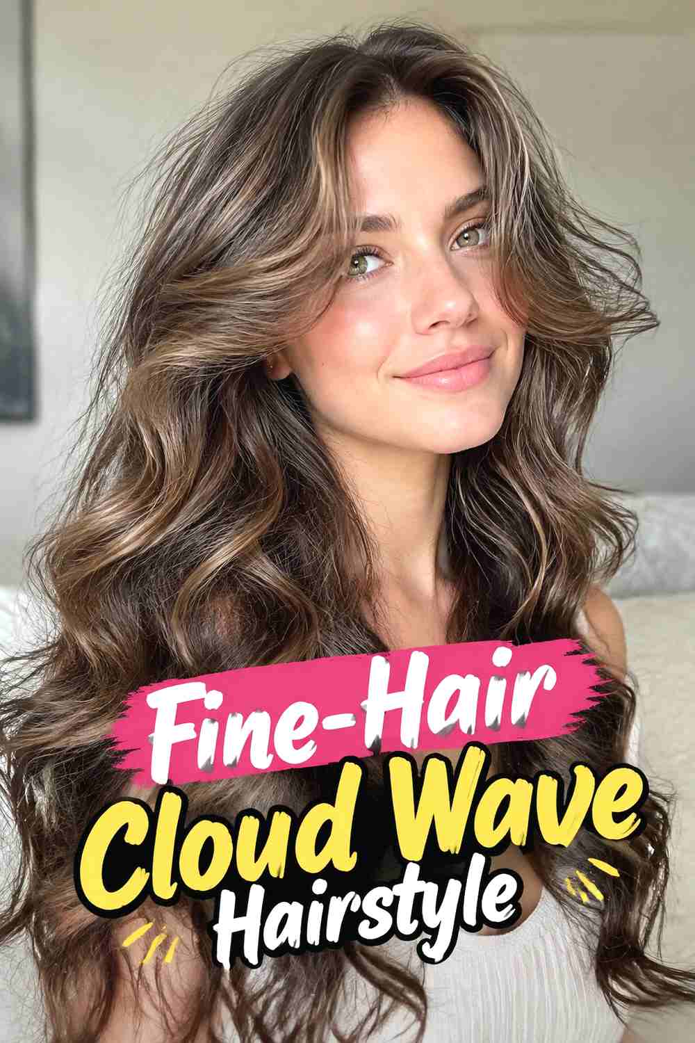 5. Fine Hair Cloud Wave Hairstyle