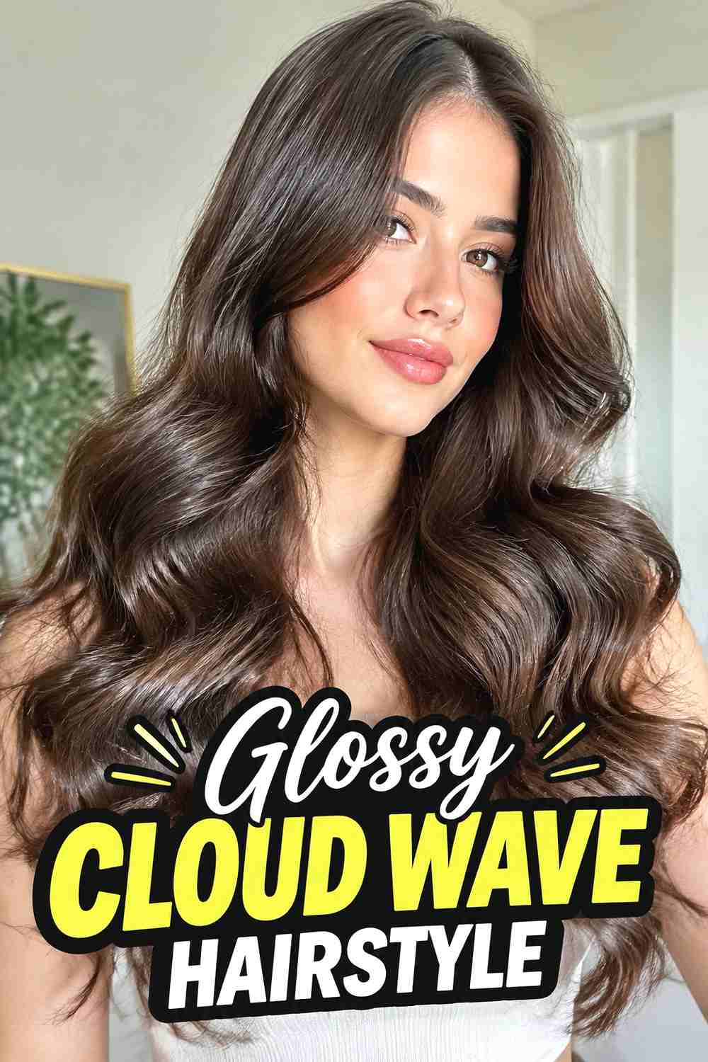 11. Glossy Cloud Wave Hairstyle