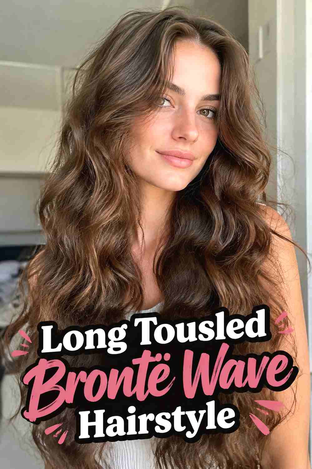 8. Long Tousled Bronte Wave Hairstyle
