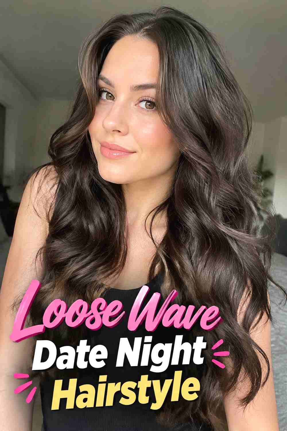 4. Loose Wave Date Night Hairstyle