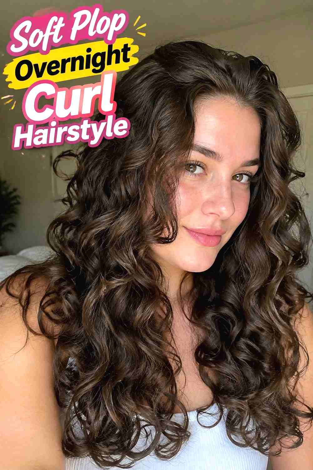 10. Soft Plop Overnight Curl Hairstyle
