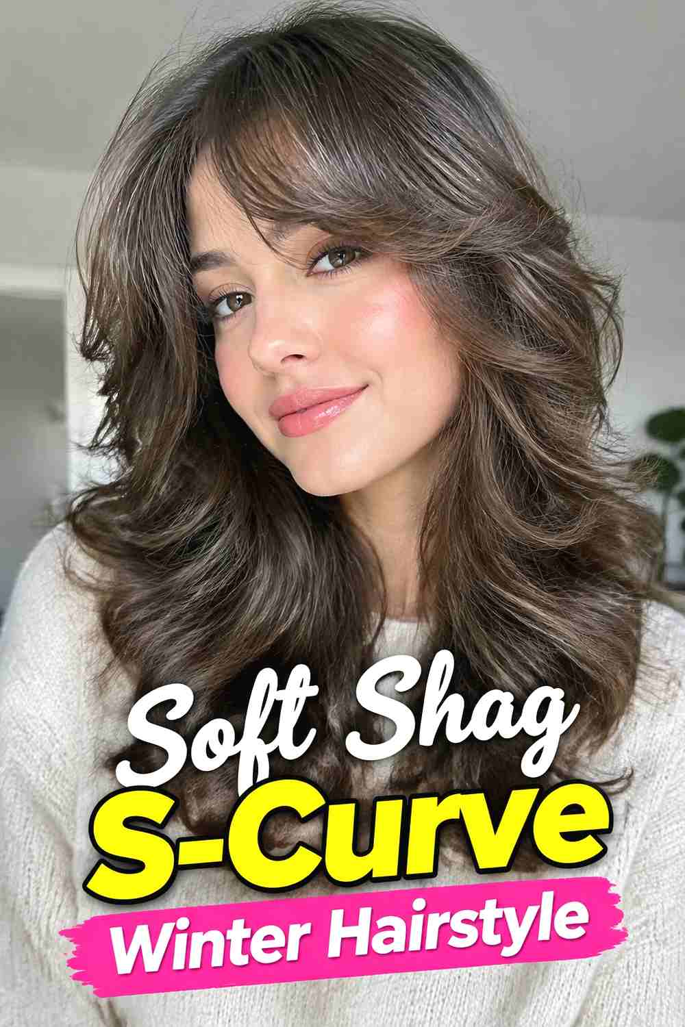 11. Soft Shag S Curve Winter Hairstyle