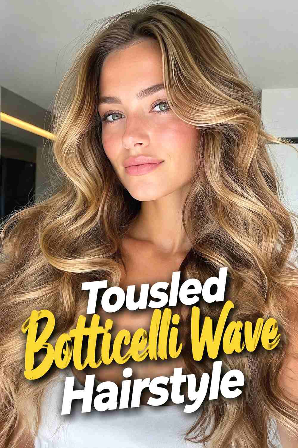 11. Tousled Botticelli Wave Hairstyle
