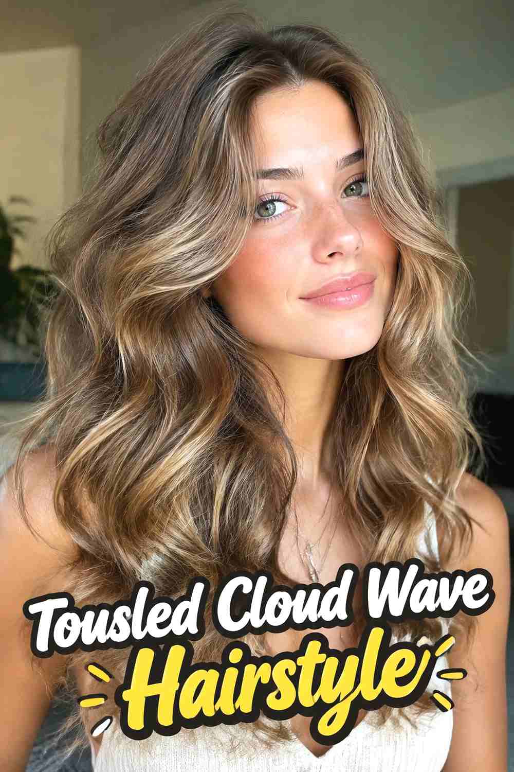 12. Tousled Cloud Wave Hairstyle
